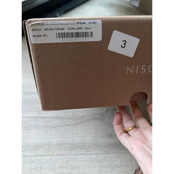 NEW Nisolo everyday Marco Chelsea Boot tobacco brown  Mens size 9.5